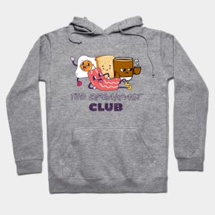 The Real Breakfast club, Bacon, egg, coffee and toast T-Shirt Hoodie